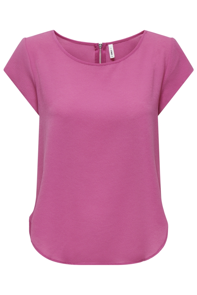 ONLVIC S/S SOLID TOP NOOS PTM 15142784 Raspberry Rose